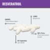 Frasco de suplemento MAAC10 Trans Resveratrol 500mg farmacéutico