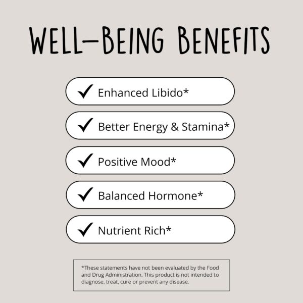 Etiqueta frontal de maca orgánica