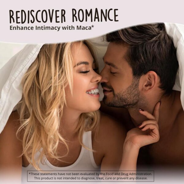 Frasco de maca con pimienta negra