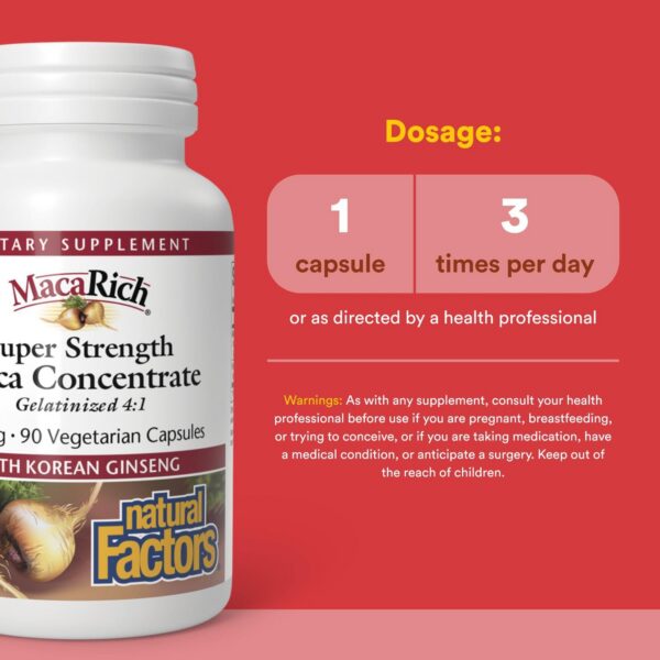 Cápsulas Power Maca en frasco