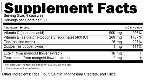 Macular Shield caja y frasco