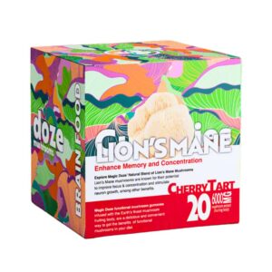 Version 1.0.0 Botella de gomitas Magic Doze Melena de León para el cerebro