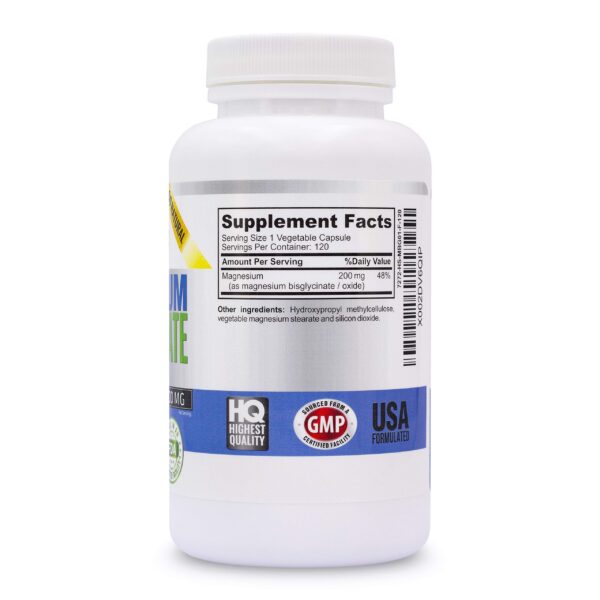 Magnesio bisglicinato Vitalité Now! sin efecto laxante