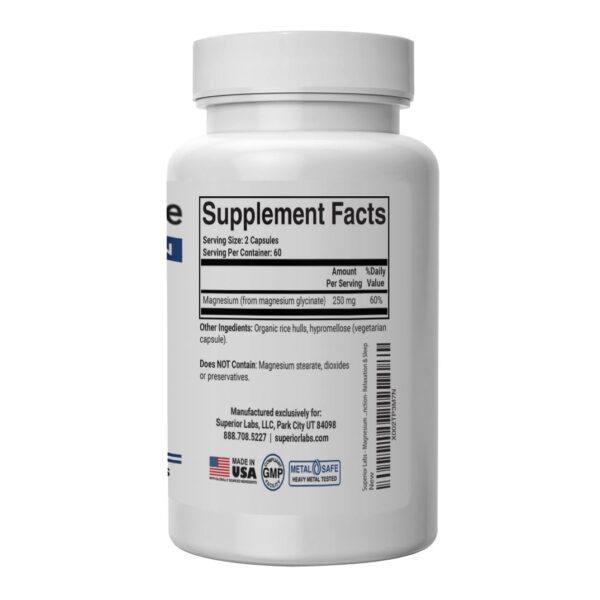 Version 1.0.0 Frasco magnesio glicinato Superior Labs