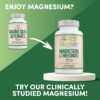 Magnesio glicinato 400mg cápsulas para deficiencia por Double Wood