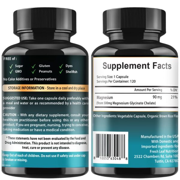 Presentación de cápsulas VitBOOST D3 K2 glicinato magnesio