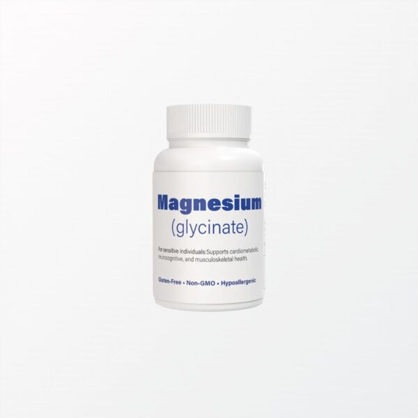 Frasco de glicinato de magnesio LOCRED 60 cápsulas