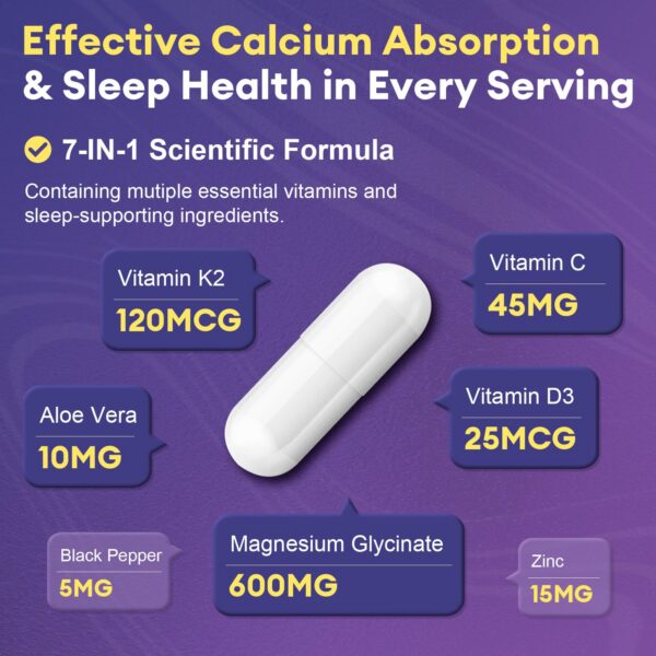Cápsulas de magnesio glicinato