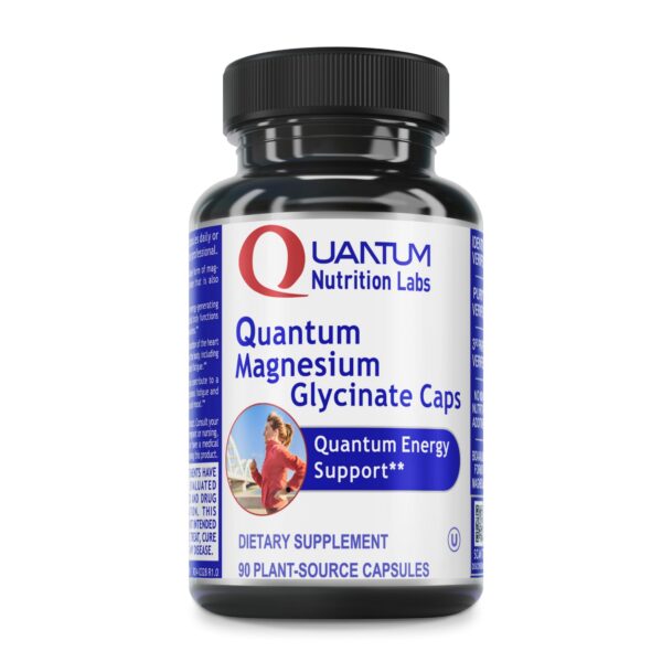 Version 1.0.0 Cápsula de glicinato de magnesio y etiqueta Quantum Nutrition Labs