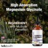 Magnesio glicinato HELLO HEALTH para salud muscular y articular