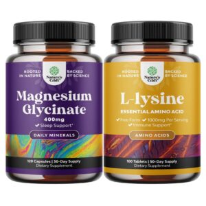 Cápsulas de magnesio glicinato en frasco