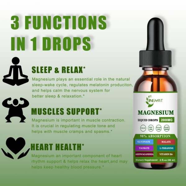 Glicinato de magnesio en líquido gotas