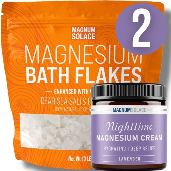 Copos de magnesio con vitamina C frente