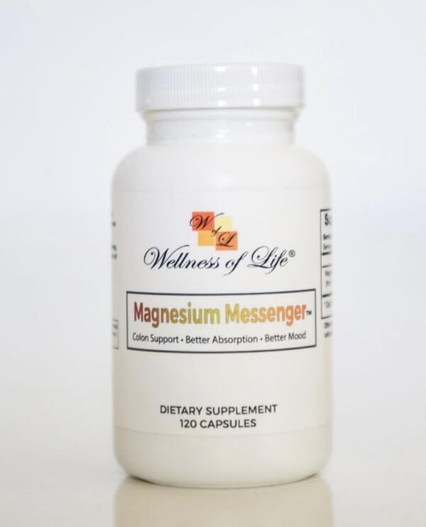 Frente del envase Magnesium Messenger (tm)