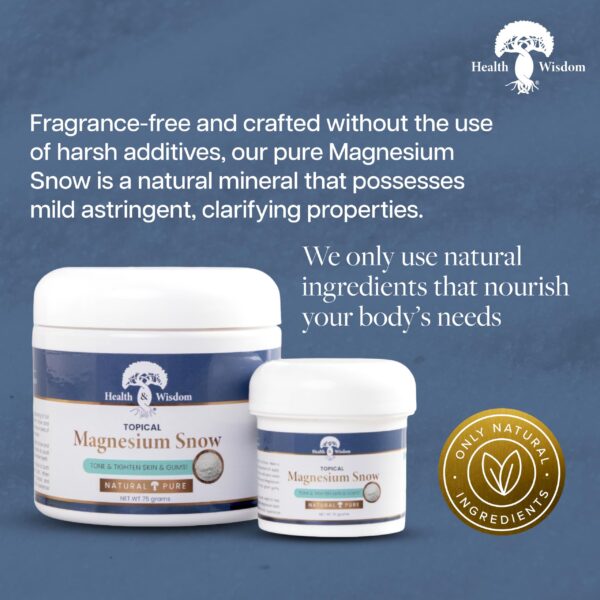 Aplicación en higiene bucal con polvo de magnesio