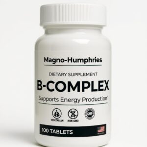 Version 1.0.0 Magno-Humphries Vitamin B-Complex frasco y etiqueta