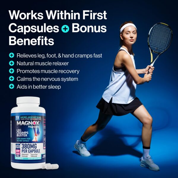 Etiqueta MAGNOX Leg Cramps Buster