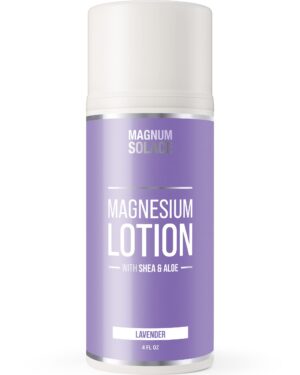 Loción de magnesio Magnum Solace frasco de 4 oz Lavanda
