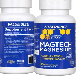 Frente de MagTech Magnesium Suplemento