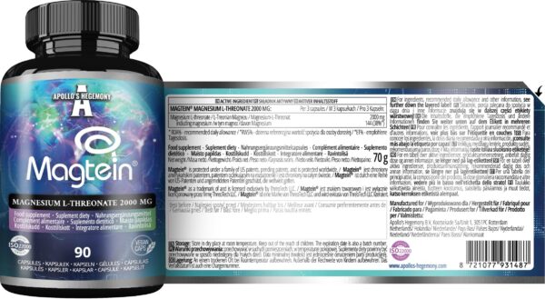 Version 1.0.0 Capsulas veganas Magtein L-Threonate