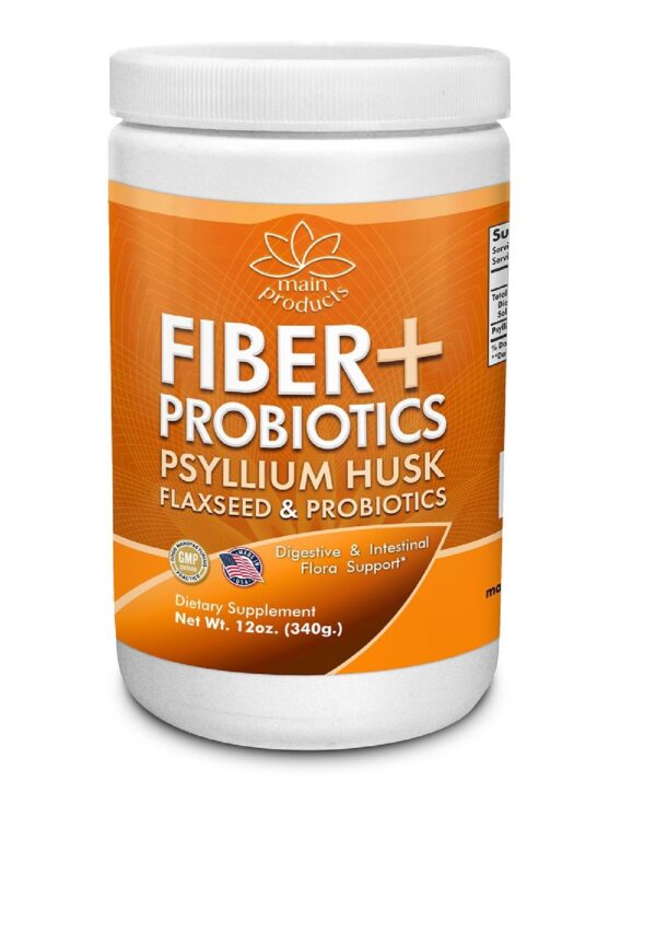 Main Products suplemento fibra y probióticos en polvo 340g