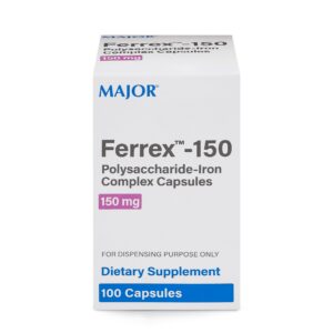 Version 1.0.0 Frasco MAJOR Ferrex-150 con etiqueta