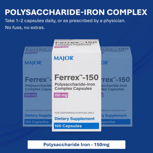 Frente del empaque MAJOR Ferrex-150