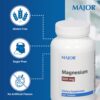 Tabla de magnesio MAJOR etiqueta nutricional