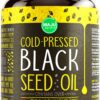 Frasco de cápsulas de aceite de semilla negra Maju Superfoods