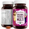 Mama Natural vitaminas prenatales orgánicas paquete frontal 30 días