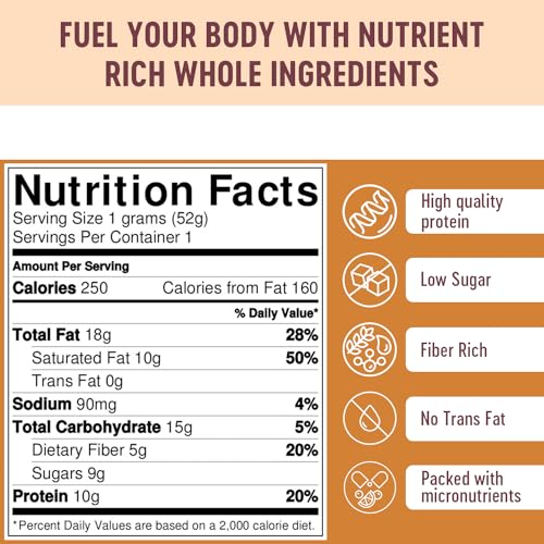 Barra Mammoth Bar, textura y color de canela y anacardo