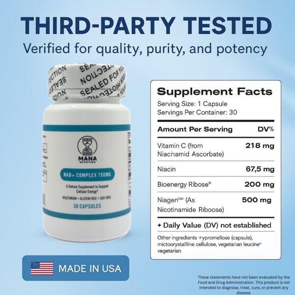 Version 1.0.0 Ingredientes de Niacina y Vitamina C