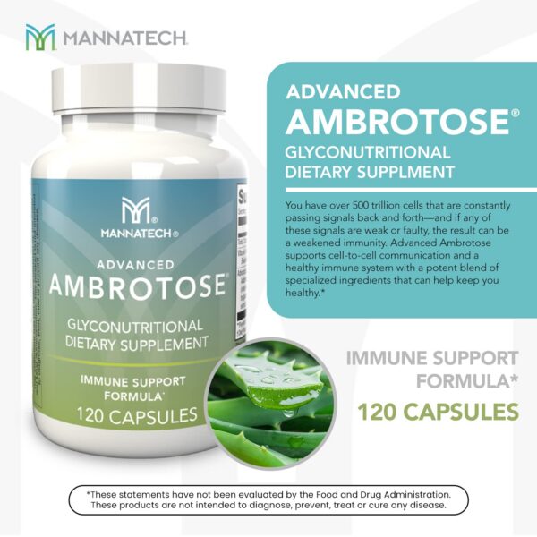 Cápsulas de Ambrotose en frasco