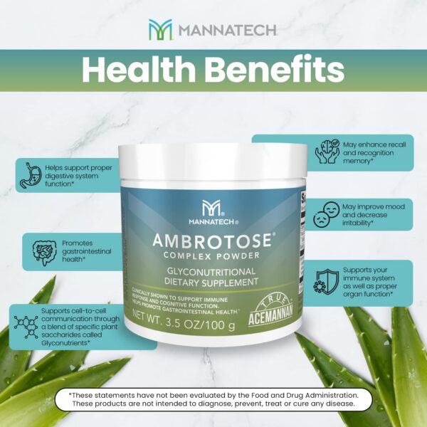 Mannatech Ambrotose Complex en cuchara