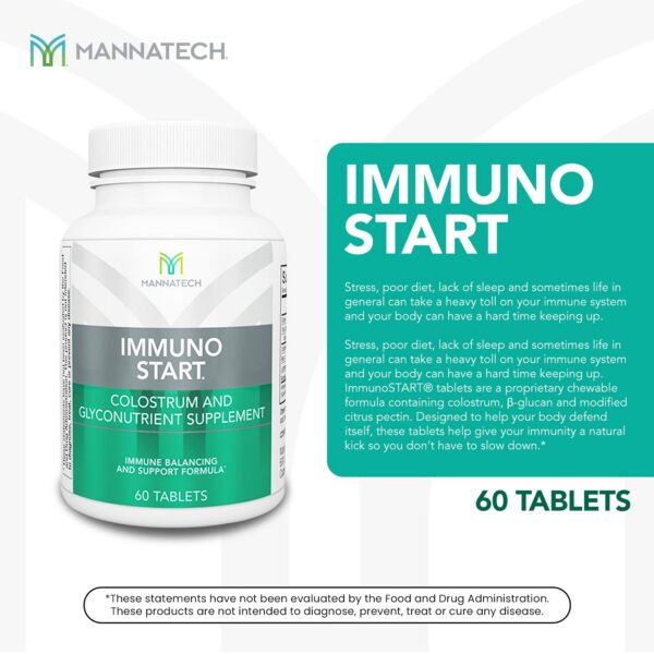 Frasco ImmunoSTART tabletas vista frontal