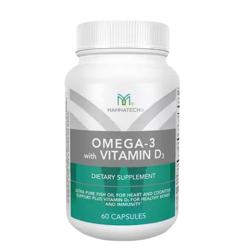Cápsula gel suave Mannatech Omega-3 con limón