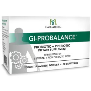 Mannatech prebióticos y probióticos 30 sticks sabor yogur