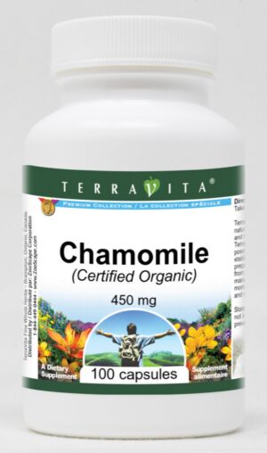 Version 1.0.0 Manzanilla orgánica TerraVita paquete 3 botellas 100 cápsulas