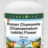 Frasco de manzanilla romana 450 mg TerraVita con 100 cápsulas