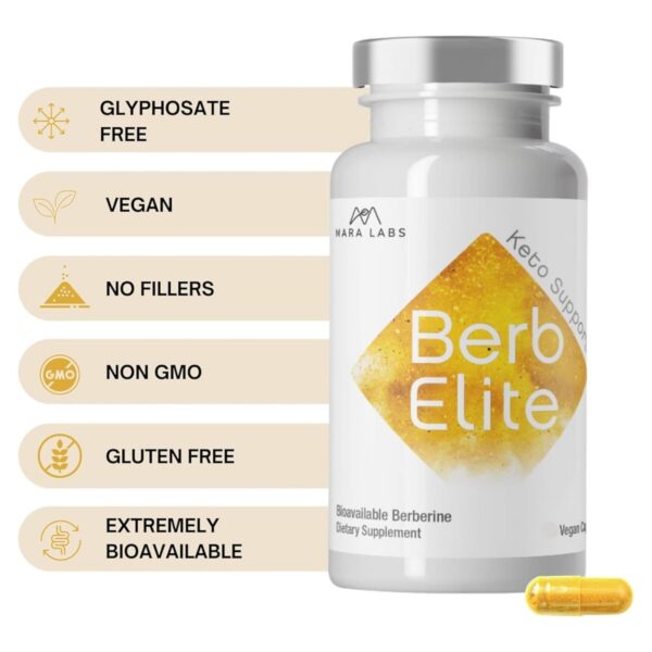 BerbElite Mara Labs supplement facts panel