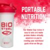 Marcas de medición en el vaso BIOSTEEL