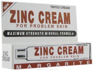 Margarite Cosmetics Zinc Cream 1 oz frasco