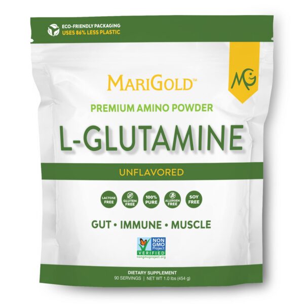 Frente de MariGold L-Glutamina Powder
