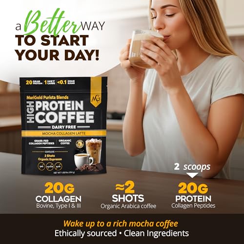 Version 1.0.0 Etiqueta MariGold Coffee con Colágeno