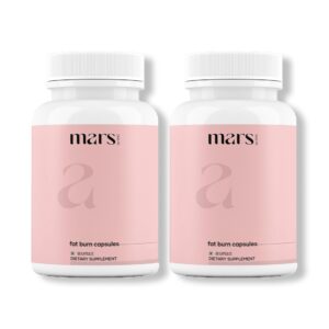 Vista frontal de Mars by GHC cápsulas herbales