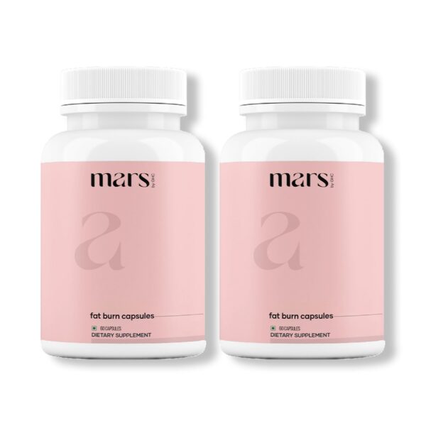 Vista frontal de Mars by GHC cápsulas herbales