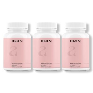 Frasco de Mars Fat Burn con etiqueta