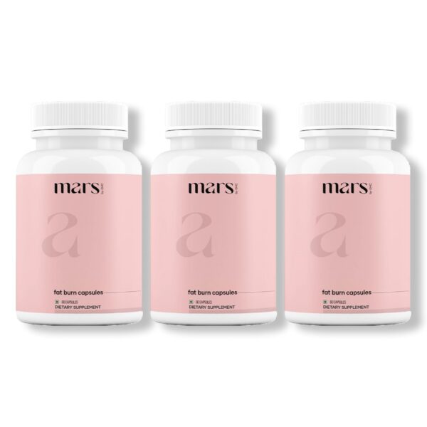 Frasco de Mars Fat Burn con etiqueta