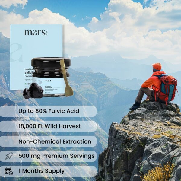 Resina Shilajit 15 g en frasco