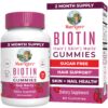 Frasco MaryRuth Biotin Gummies vista frontal